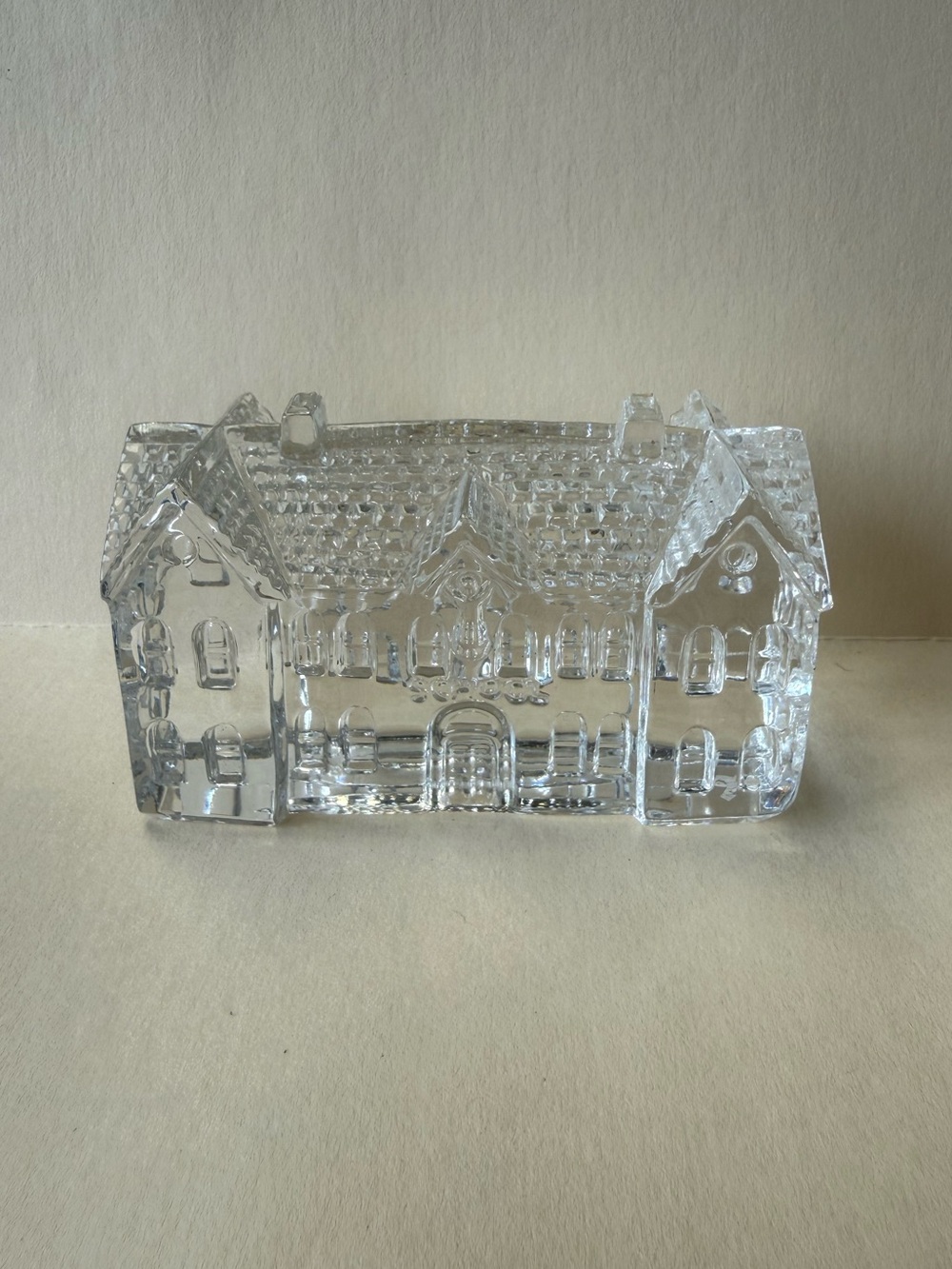 Waterford Crystal Lismore Village School House Figurine.